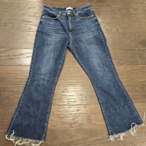 Loft the Kick crop jeans